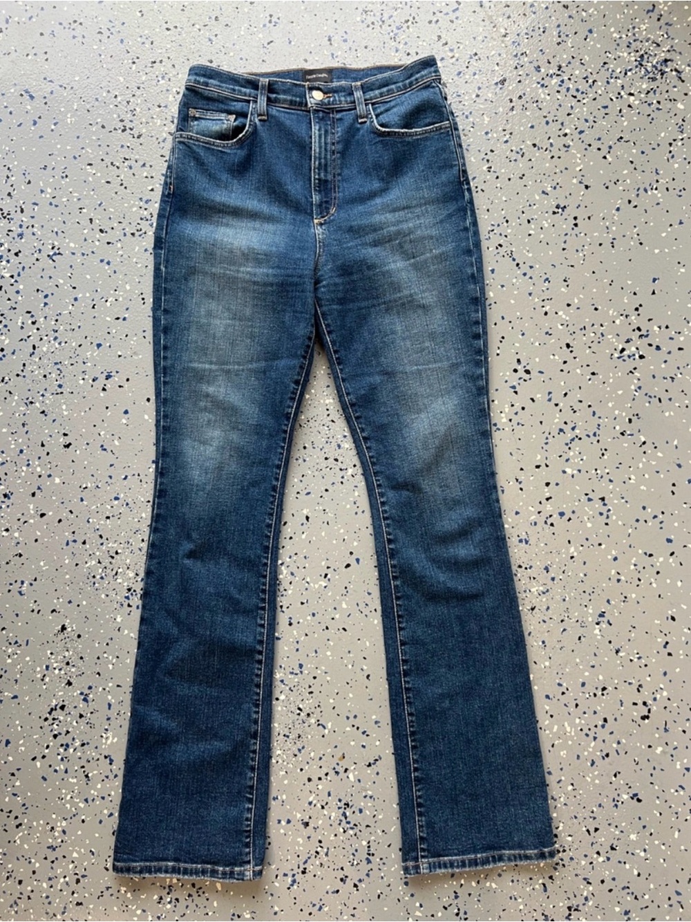 Favorite Daughter The Valentina Super High Rise Bootcut Jeans in Ascot, size 29